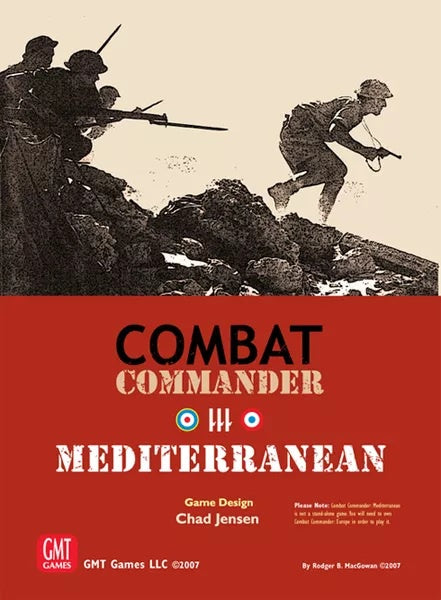 Combat Commander: Mediterranean Vol II 2007 Expansion 0709 1st Print