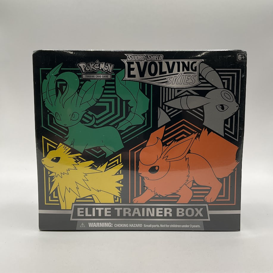 Pokemon: Sword & Shield Evolving Skies Elite Trainer Box [Leafeon/Umbreon/Jolteon/Flareon] #2 *See Pictures for Condition*