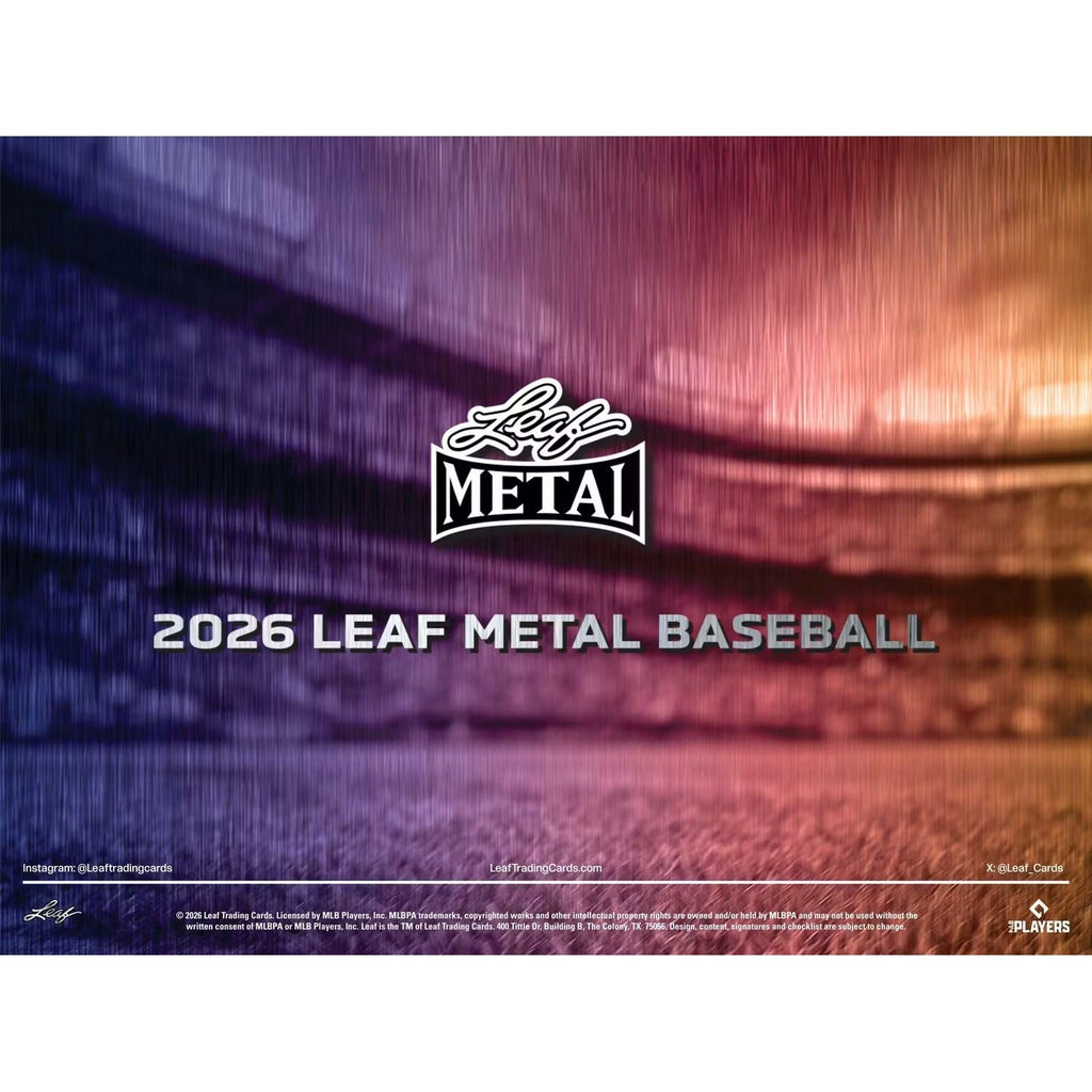 2026 Leaf Metal Baseball Jumbo Box