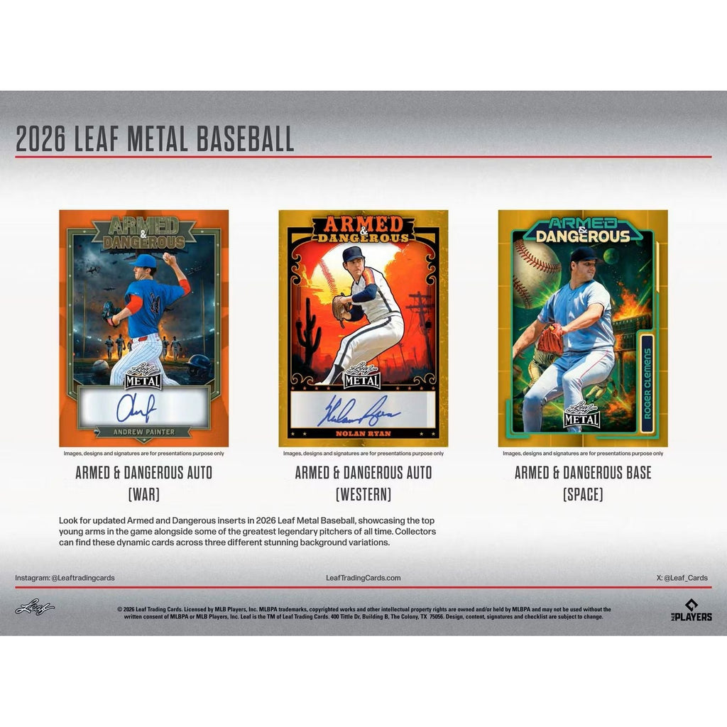 2026 Leaf Metal Baseball Jumbo Box
