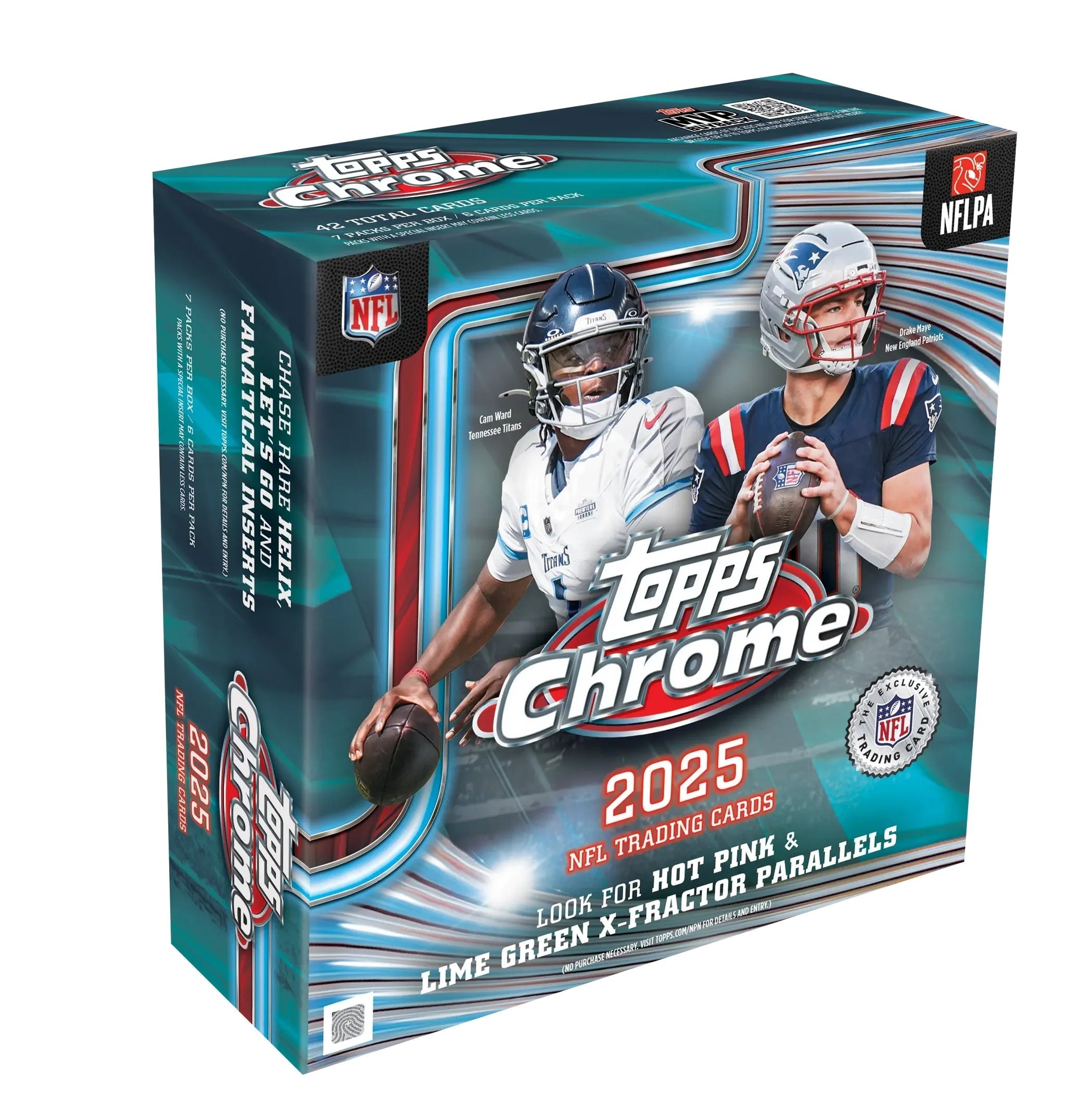 2025 Topps Chrome Football Mega Box