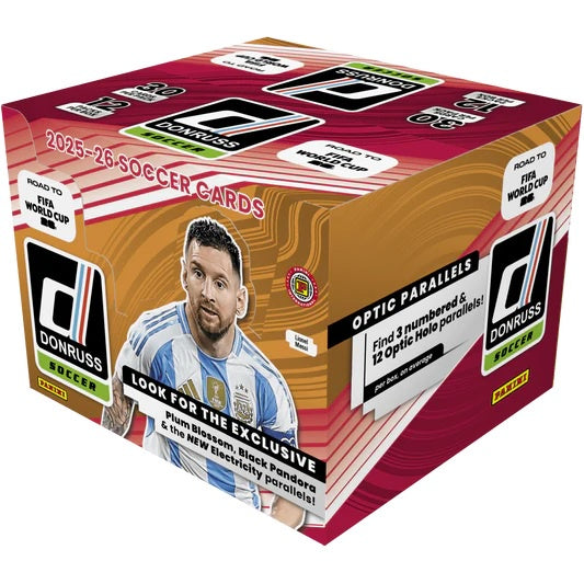 (Local Pickup Only) 2025-26 Panini Donruss Road to FIFA World Cup Soccer International Hobby Box