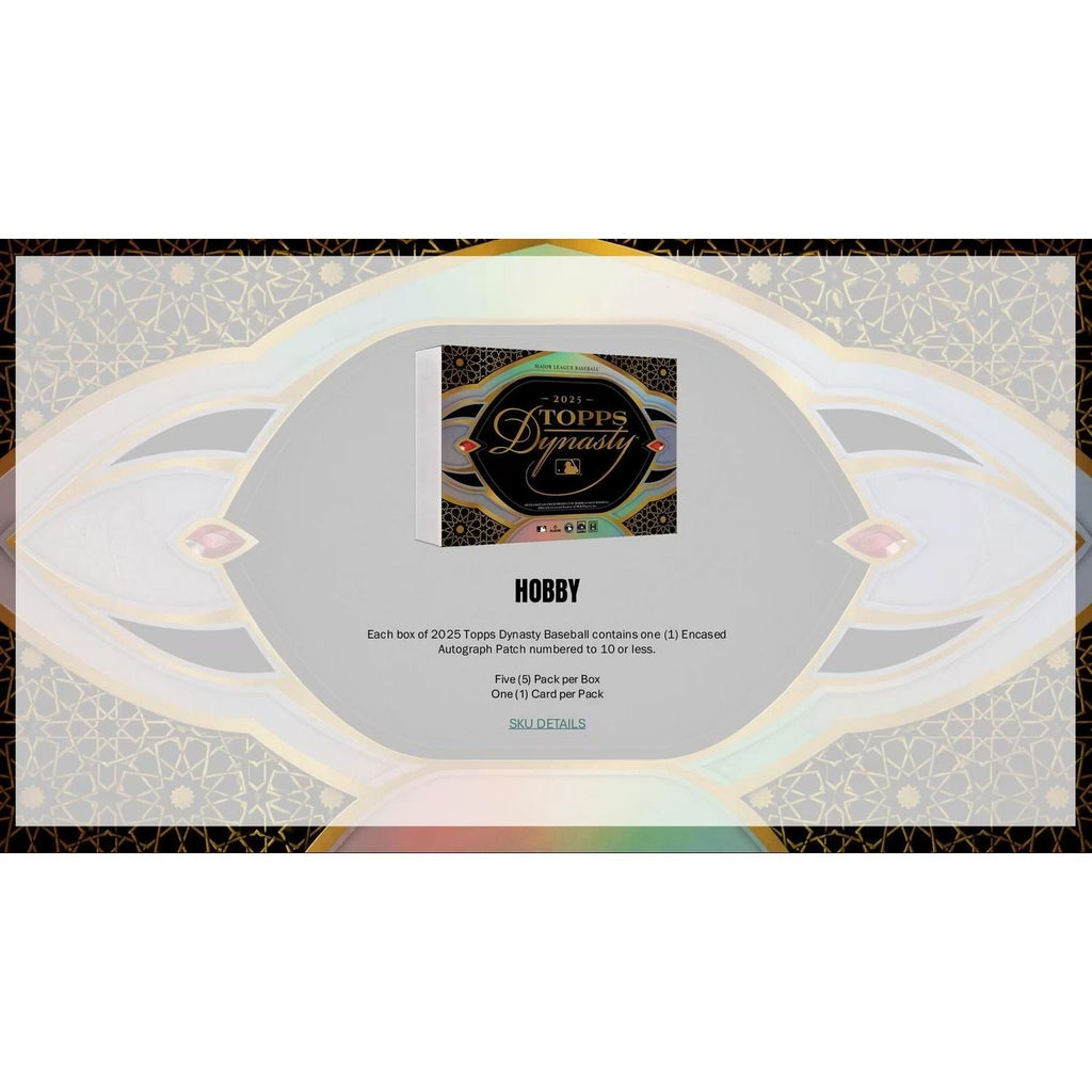2025 Topps Dynasty Baseball Hobby 5-Box Case