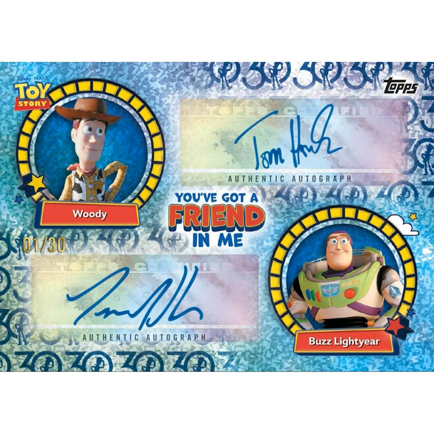2025 Topps Pixar Crystal 30 Years of Toy Story Hobby Box