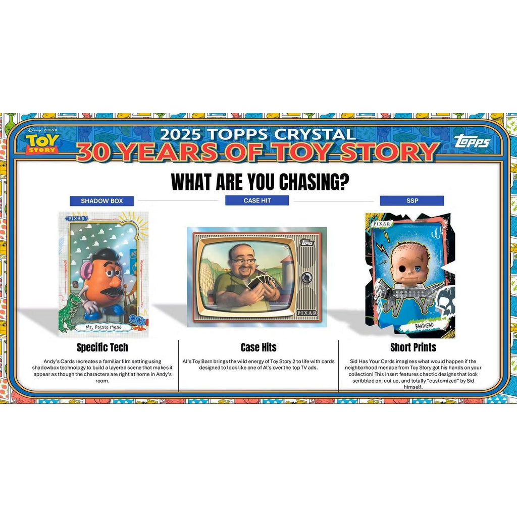2025 Topps Pixar Crystal 30 Years of Toy Story Hobby Box
