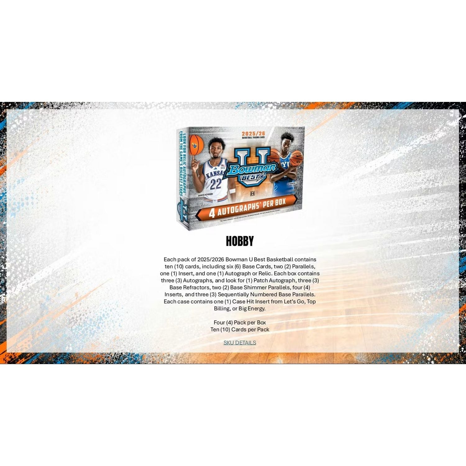 2025-26 Bowman University Best Basketball Hobby Box
