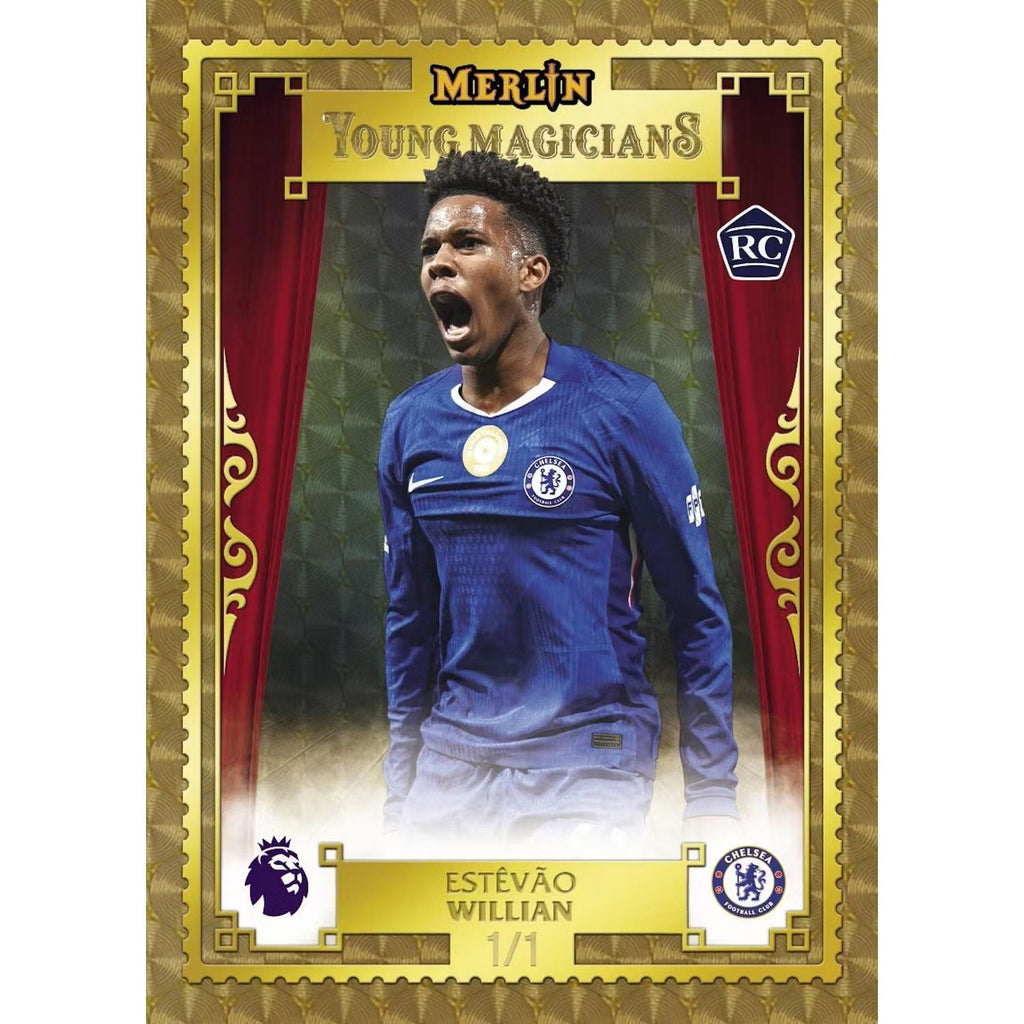 2025-26 Topps Merlin Premier League EPL Soccer Hobby Box