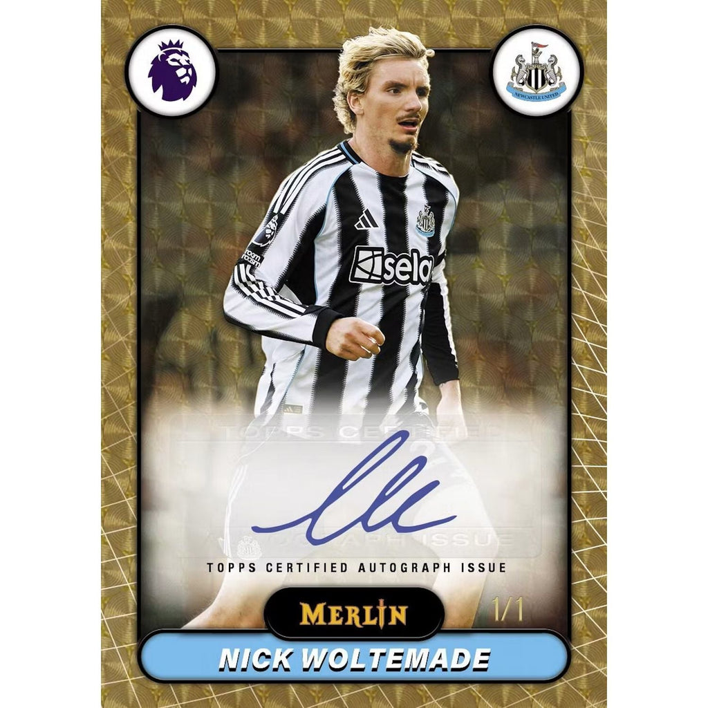 2025-26 Topps Merlin Premier League EPL Soccer Hobby Box