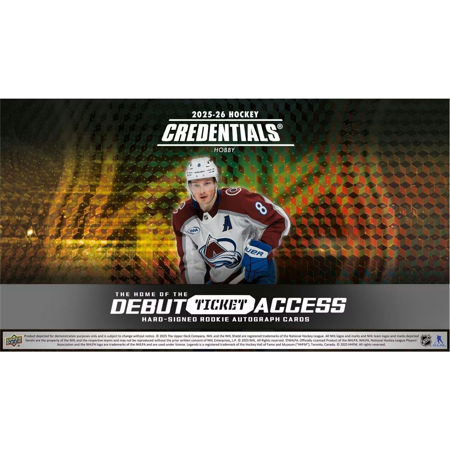 2025-26 Upper Deck Credentials Hockey Hobby Box *Contact Us To Order*