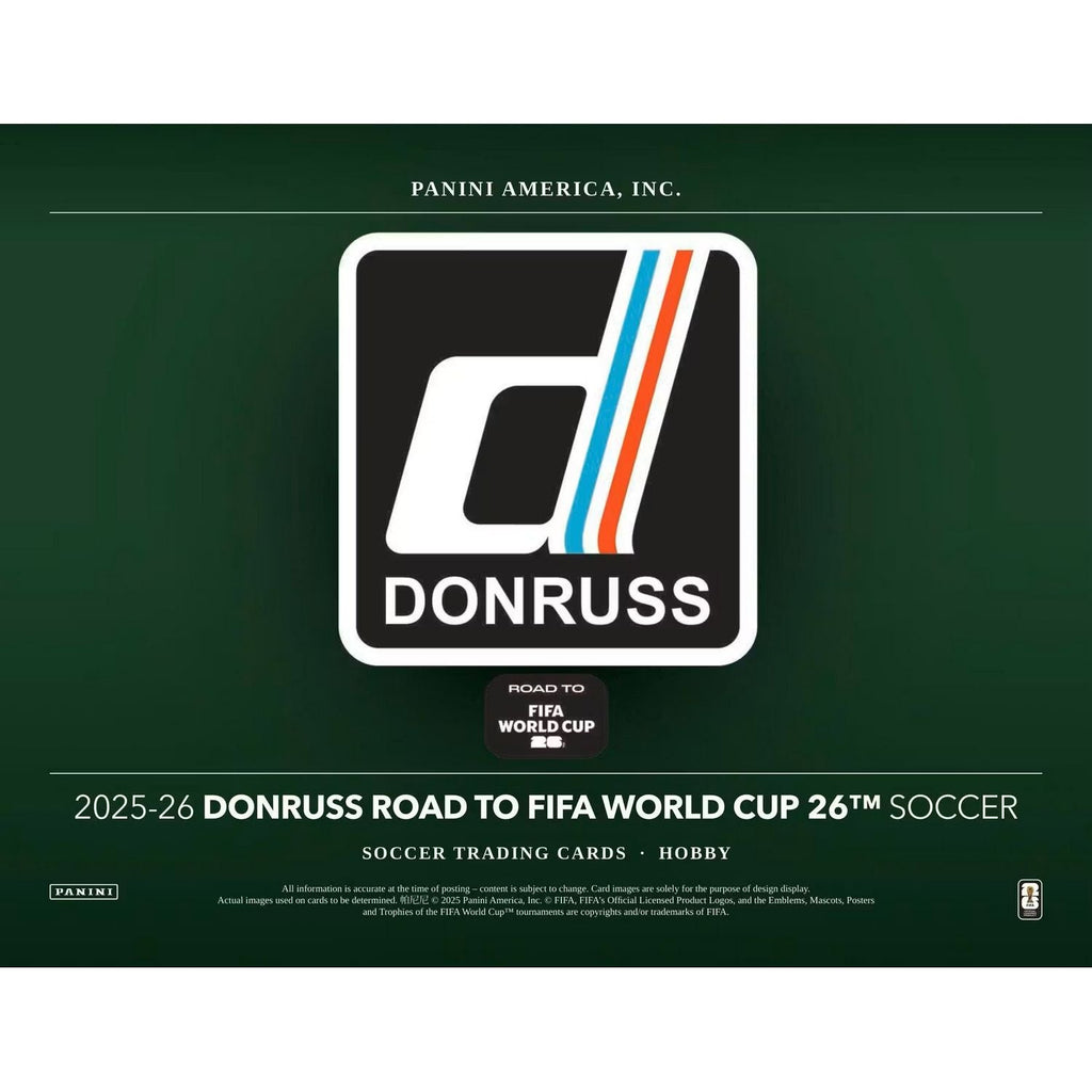 2025-26 Panini Donruss Road to FIFA World Cup Soccer Hobby Box
