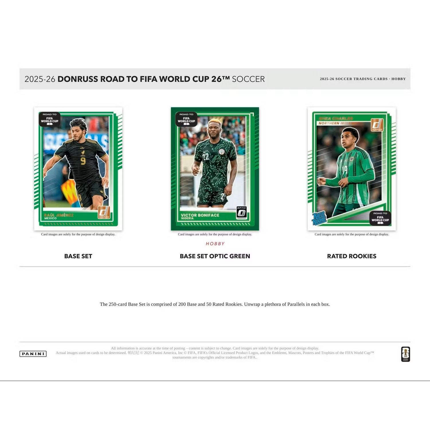2025-26 Panini Donruss Road to FIFA World Cup Soccer Hobby Box