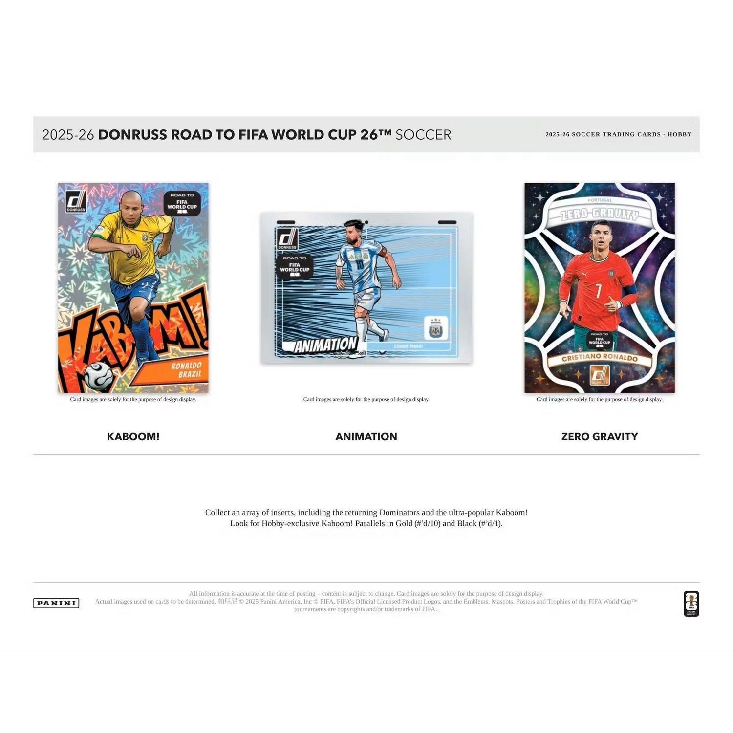 2025-26 Panini Donruss Road to FIFA World Cup Soccer Hobby Box
