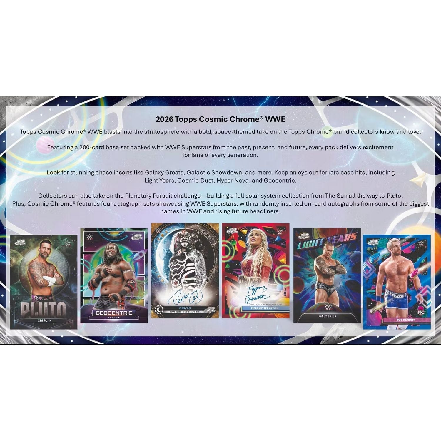 2026 Topps Cosmic Chrome WWE Wrestling Hobby Box
