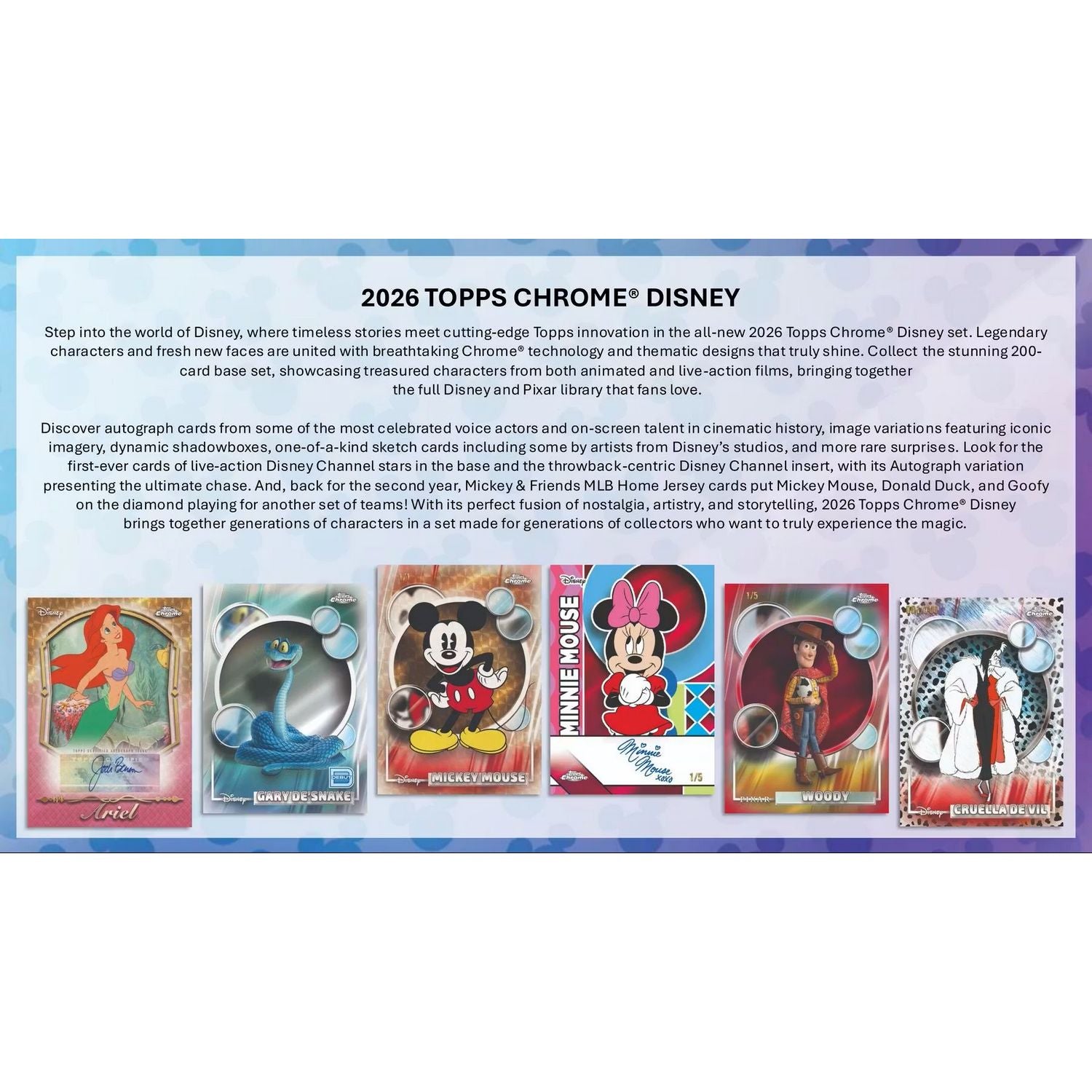 2026 Topps Disney Chrome Hobby Box