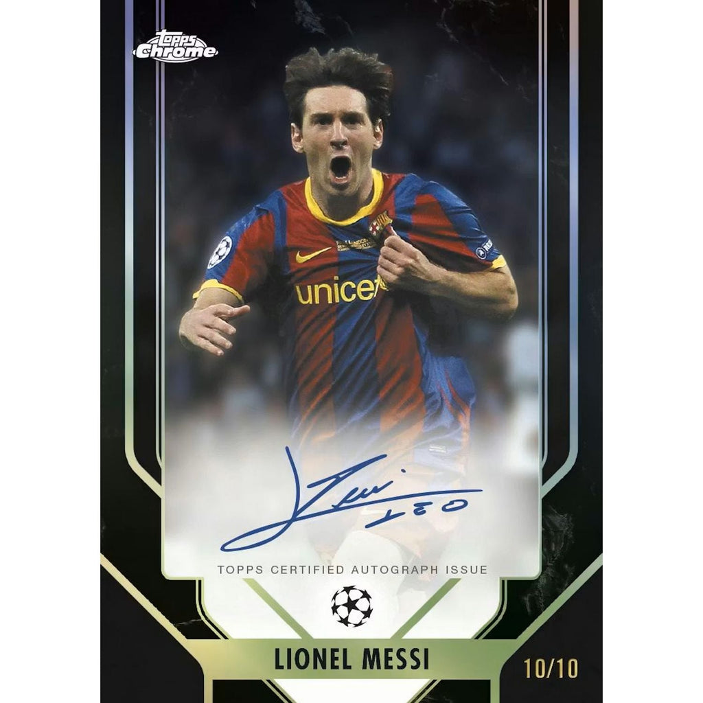 2025-26 Topps Chrome UEFA Club Competitions Soccer Breaker’s Delight 6-Box Case