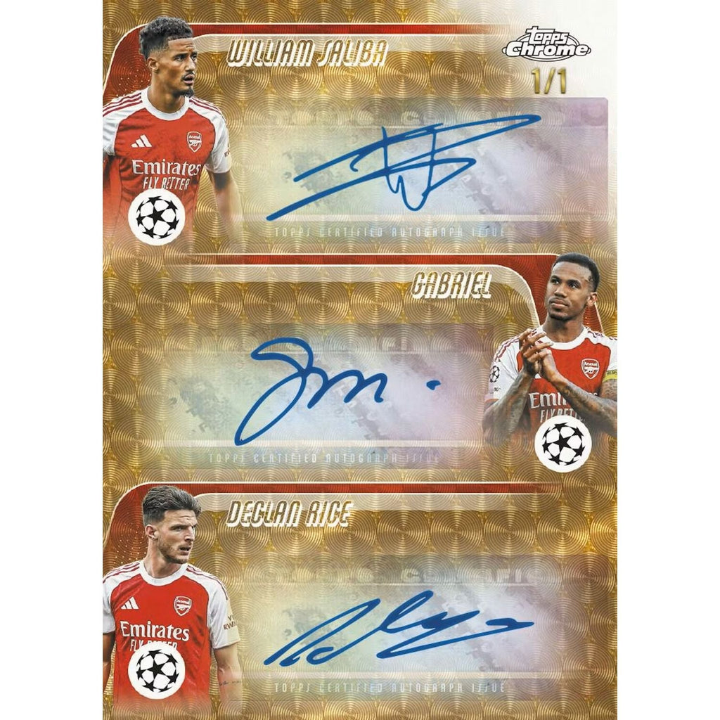 2025-26 Topps Chrome UEFA Club Competitions Soccer Breaker’s Delight 6-Box Case