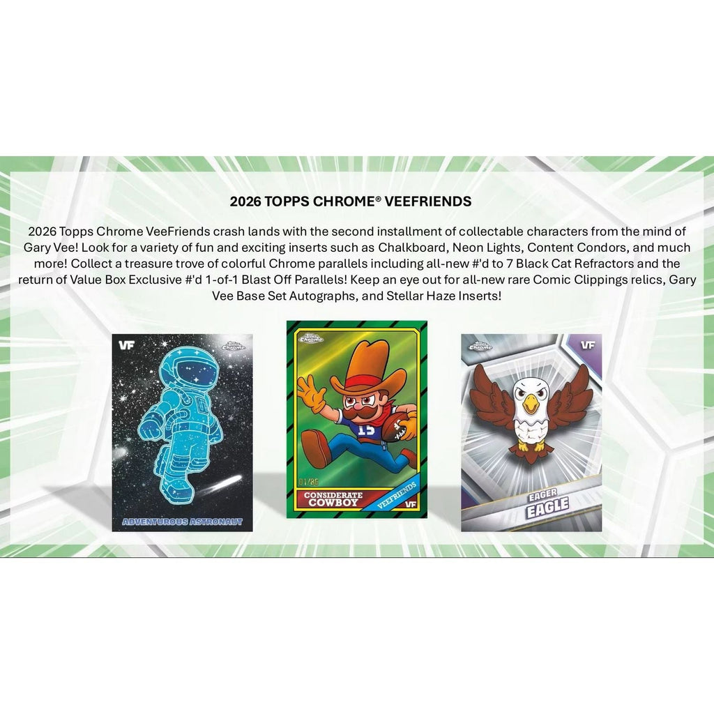 2026 Topps VeeFriends Chrome Hobby Box