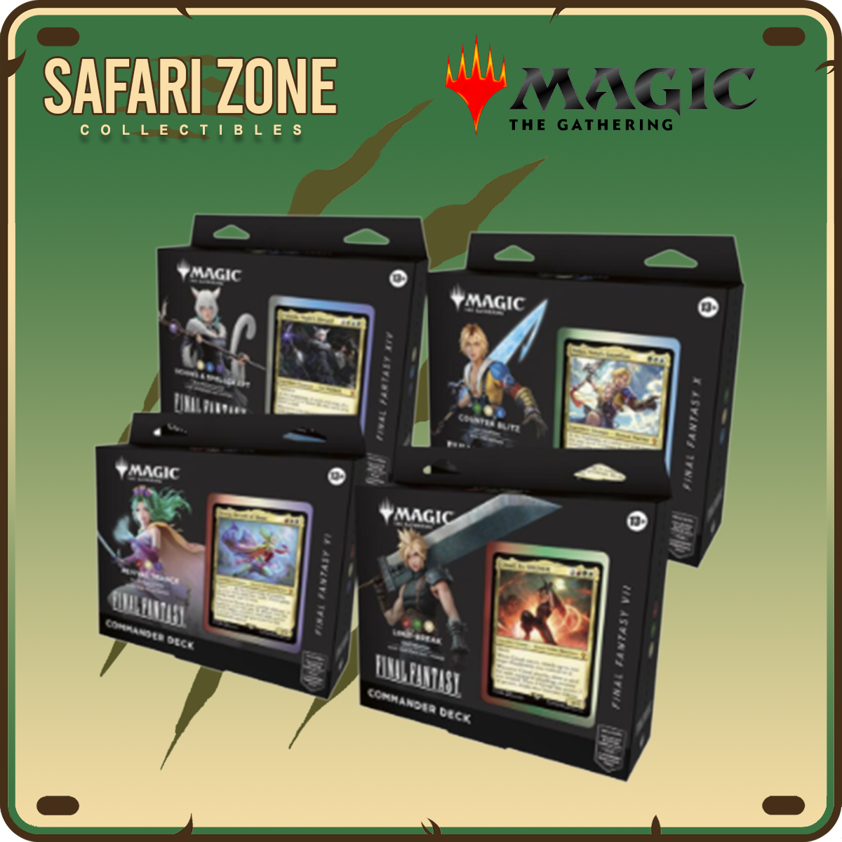 Magic: the Gathering - FINAL FANTASY Commander Deck Display