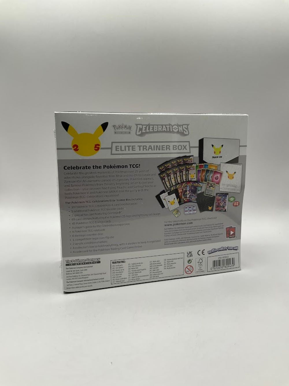 Pokemon: Celebrations Elite Trainer Box #2 *See Pictures for Condition*