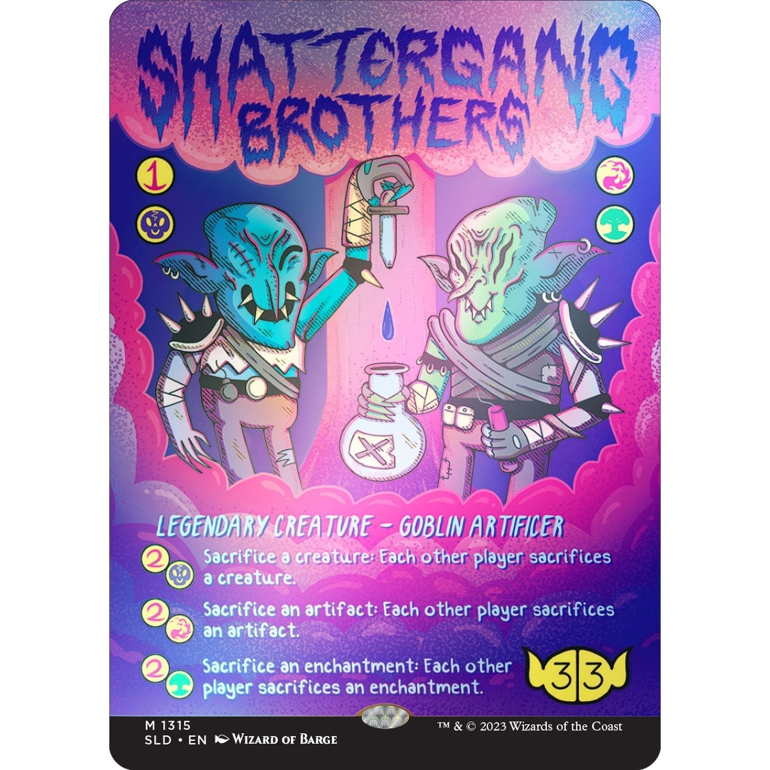 Magic the Gathering: Goblin & Squabblin' Secret Lair Drop Series [Rainbow Foil Edition]