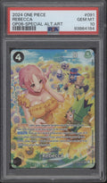 Rebecca One Piece Card Game OP06 Special Alternate Art #091 PSA 10