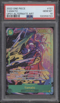 Yamato One Piece Card Game OP01 Alternate Art #121 PSA 10