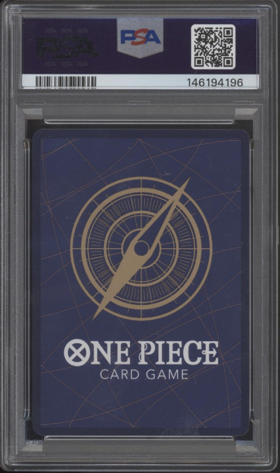 Marshall D Teach One Piece Card Game OP12 3rd Anniversary Gold #093 PSA 10