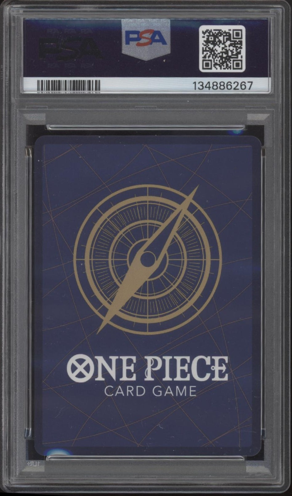 Monkey D Luffy One Piece Card Game OP09 Wanted Alternate Art #119 PSA 10