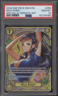 Nico Robin One Piece Card Game EB03 Special Alternate Art #055 PSA 10