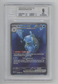 Blastoise ex Pokemon 151 #200 Beckett 9