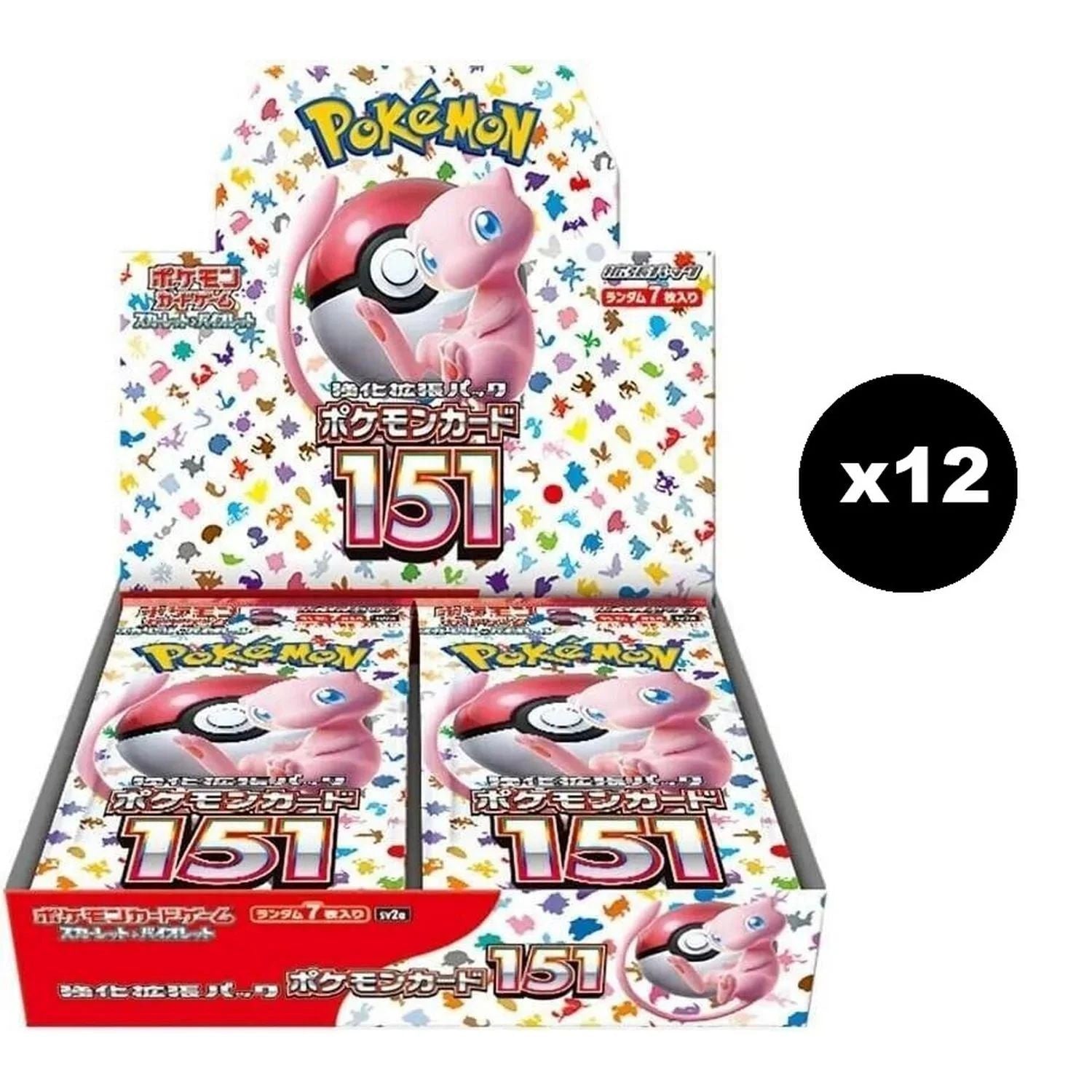 Pokemon: Japanese 151 Sealed Case (12 Boxes) #1 *See Description*
