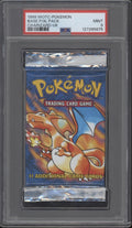 Base Set Pokemon Foil Charizard UK Booster Pack PSA 9 #2