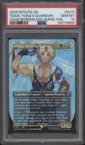 Tidus, Yuna's Guardian MTG Final Fantasy Character Borderless Surge Foil PSA 10