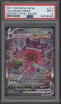 Gengar VMAX Pokemon Fusions Strike Secret Full Art #271 PSA 9