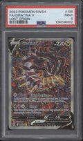 Giratina V Pokemon Lost Origin Full Art #186 PSA 9