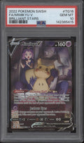 Mimikyu V Pokemon Brilliant Stars Full Art #TG16 PSA 10