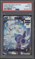 Boeuf Burst One Piece Card Game OP12 Alternate Art #060 PSA 10