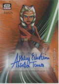 Ashley Eckstein as Ahsoka Tano 2025 Topps Chrome Star Ways Galaxy Auto 05/25