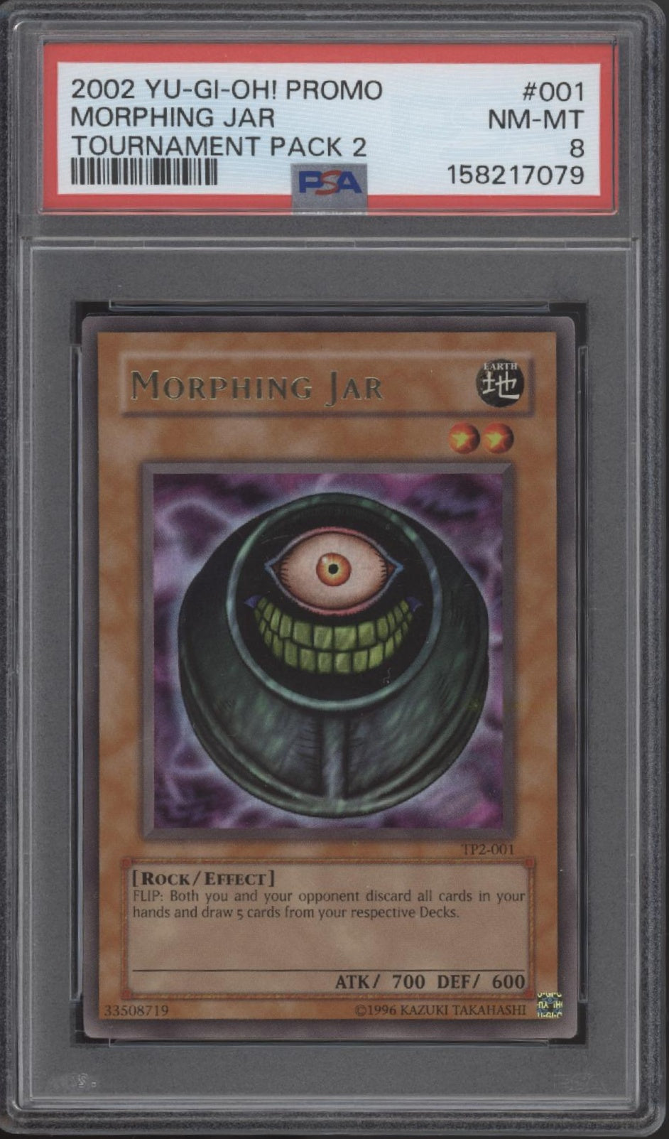 Morphing Jar Yu-Gi-Oh! Tournament Pack 2 Promo #001 PSA 8