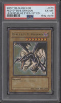 Red-Eyes Black Dragon Yu-Gi-Oh! Glossy LOB 1st Edition #070 PSA 6