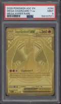 Mega Charizard Y ex Pokemon Ascended Heroes Mega Hyper Rare #294 PSA 9 #1