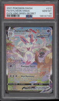 Sylveon VMAX Pokemon Evolving Skies Full Art Secret #212 PSA 10