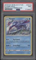 Kyogre Pokemon Celestial Storm Prerelease Promo Holo #SM129 PSA 9