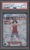 Monkey D Luffy One Piece Card Game College Basketball US Voyage #055 PSA 10 #2