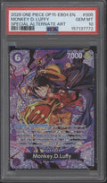 Monkey D Luffy One Piece Card Game OP15-EB04 Special Alternate Art #5 PSA 10 #2