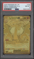 Mega Charizard X ex Pokemon Phantasmal Flames Mega Hyper Rare #130 PSA 8