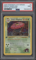 Erika's Vileplume Pokemon Gym Heroes Holo 1st Edition #5 PSA 9