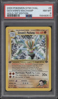 Giovanni's Machamp Pokemon Gym Challenge Holo 1st Edition #6 PSA 8