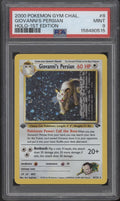 Giovanni's Persian Pokemon Gym Challenge Holo 1st Edition #8 PSA 9