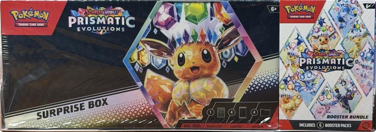 Prismatic Evolutions Booster Bundle + Surprise Box Bundle (Sam's Club) [PRE]